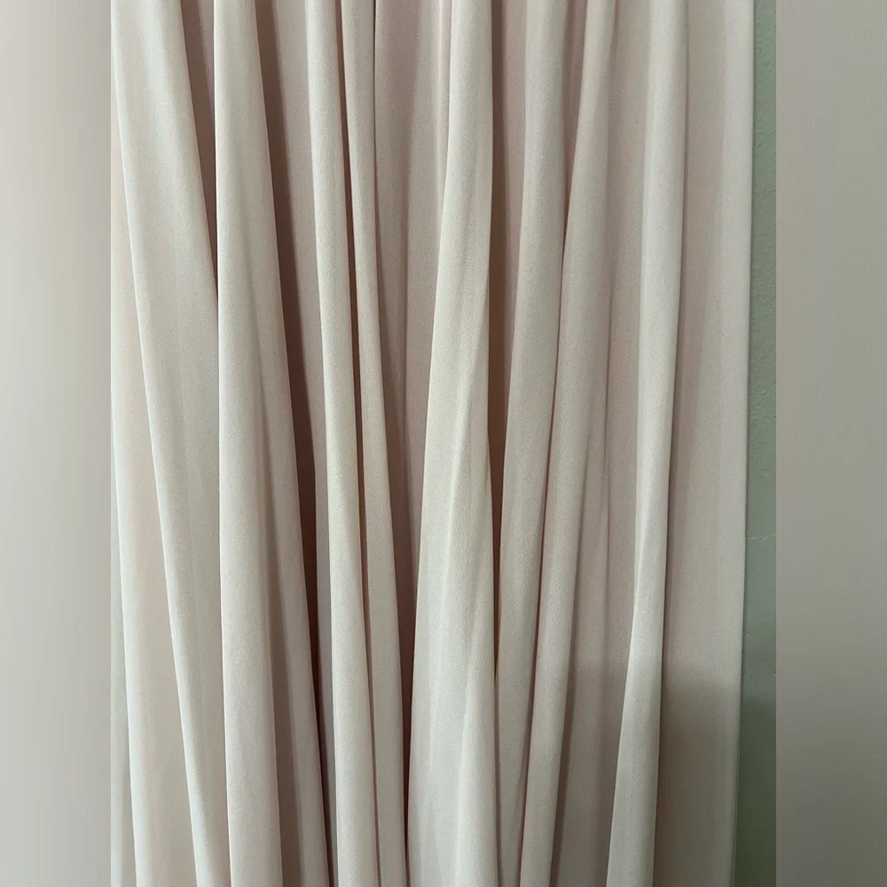 Lulus Carte Blanche Blush Pink Maxi Dress Rope Strap Formal Bridesmaid S - Picture 10 of 15